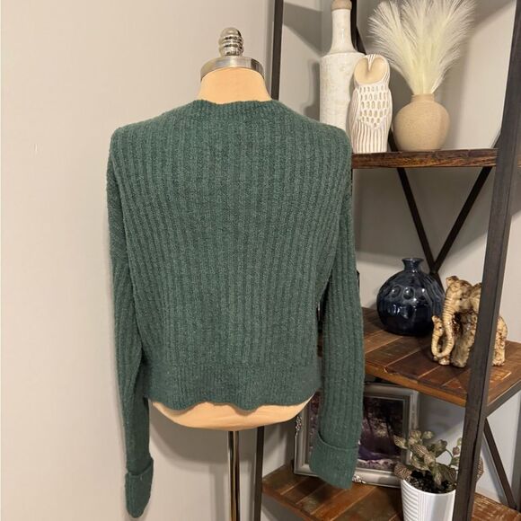 Lovers & Friends 'Caroline' Green Cardigan Women’s Size MED Wool Blend - Picture 3 of 10